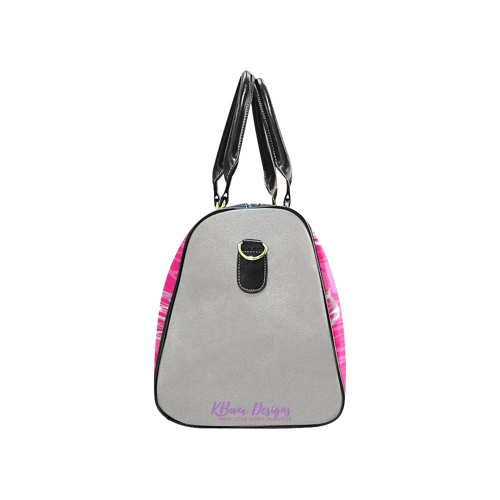 This Bag's for Adventure, My Heart's for You (Pink/Silver)