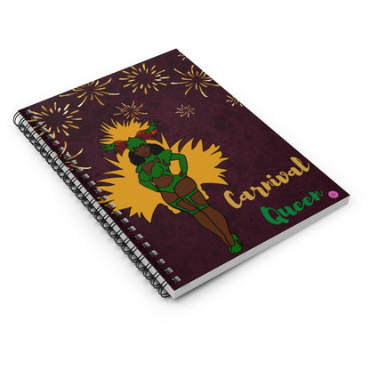 Carnival Queen Spiral Notebook