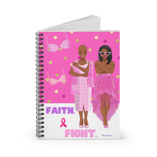 Faith. Fight. Spiral Notebook