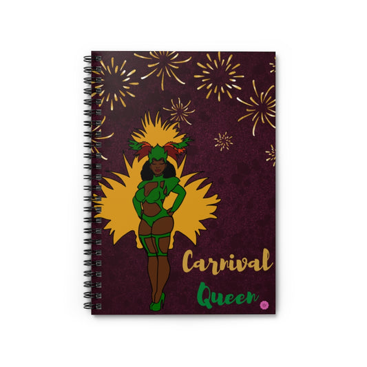 Carnival Queen Spiral Notebook