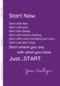 Start Now. (Purple)